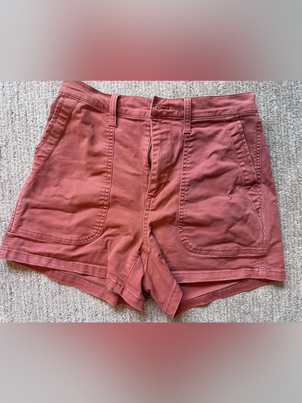 Madewell Rose Clay Denim shorts
